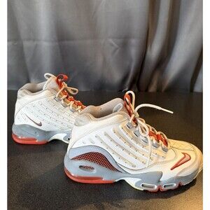 Nike Air Ken Griffey Jr Max II 2 443957-188 Size 7Y White Orange Year 2010